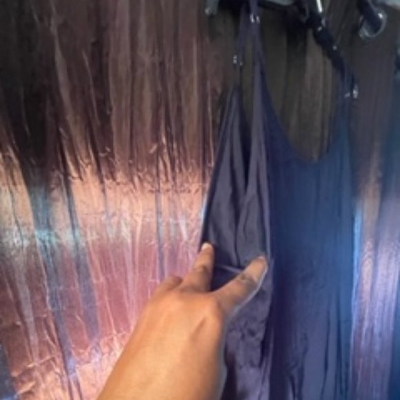 NWT, Bella Moda, Blue Knee Length Dress - Picture 3 of 5